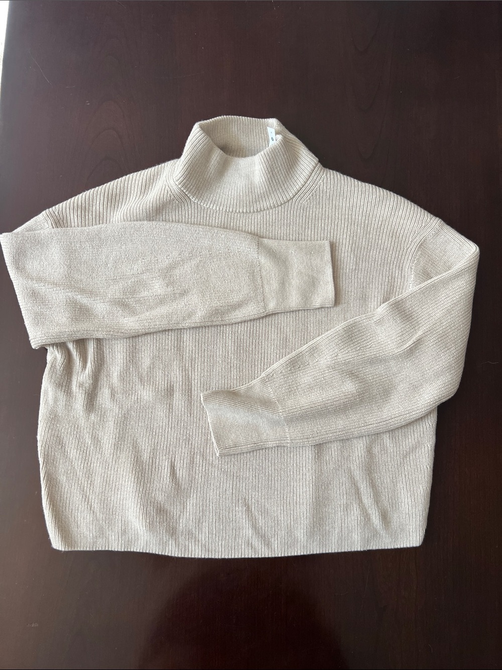 Lululemon wool Cozy Neutral Turtleneck Sweater